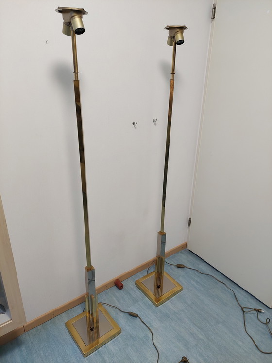 Image 1 of 2x Herda Skyscraper Floor Lamps