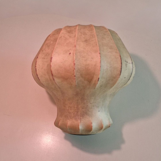 Image 1 of Mid - Century Cocoon Lamp Friedel Wauer Gold lace, Germany 1960S