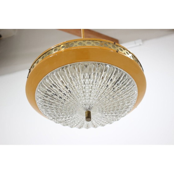 Image 1 of Vintage metal and glass pendant lamp for the Brussels Expo, Czechoslovakia 1960