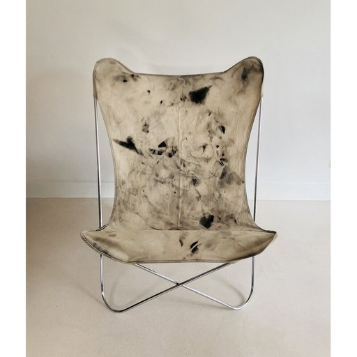 Vintage "Butterfly" armchair by Gavina Spa, Italy 1970