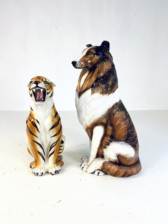 Image 1 of Ceramic Collie, Italy '60