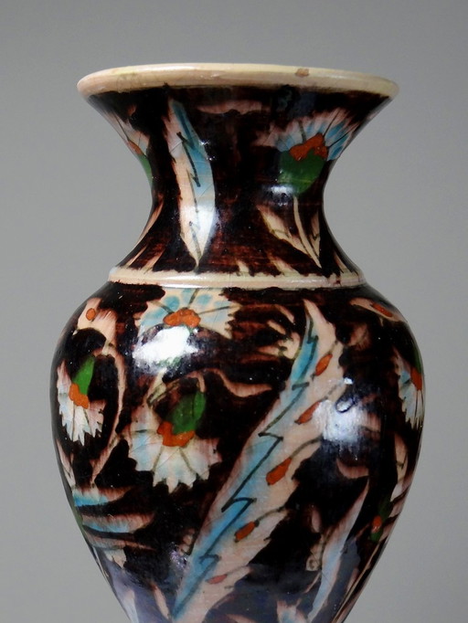 Pottery Ceramic Vase Karakashian-Balian Xix-Xxe