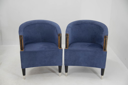 Set of Two Armchairs by Paolo Piva for B&B Italia, 1980s