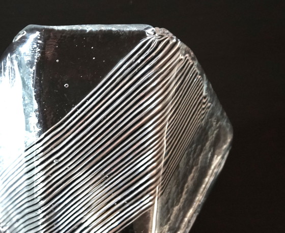 Image 1 of Lampada da parete in vetro di Murano Ice Glass, 1970