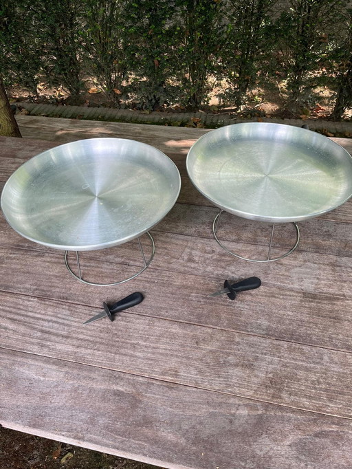 2x Oyster Serving Bowls From Paris