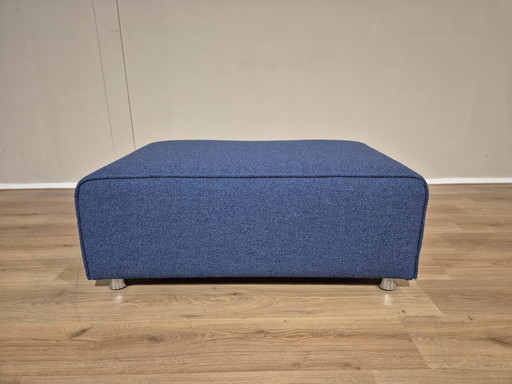 New - Leolux Ponton Next - Hocker - Footstool - Blue - Fabric