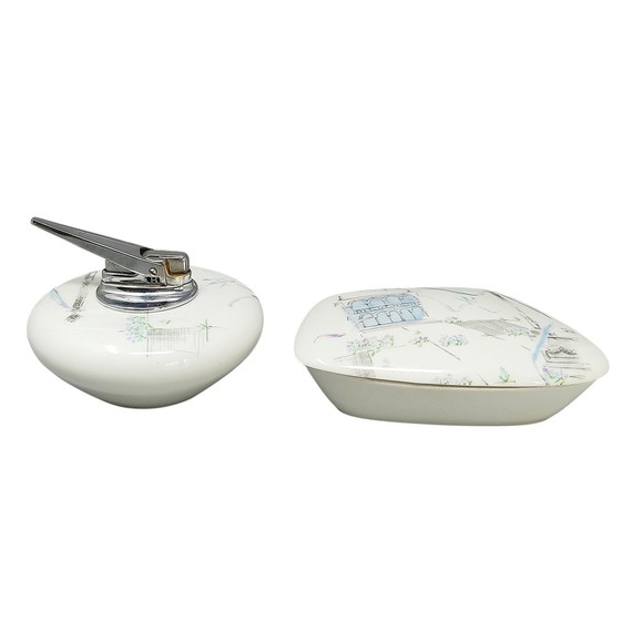 Image 1 of Splendido set da fumo in ceramica degli anni &#39;60 di Rosenthal. Prodotto in Germania.