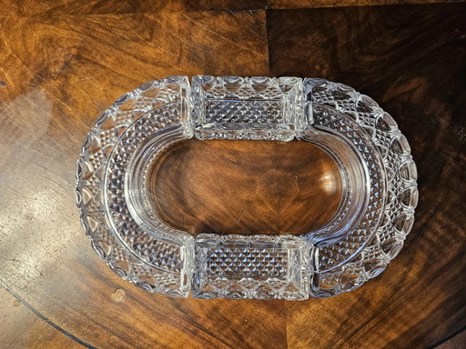 Val Saint Lambert Vallambert table runner crystal