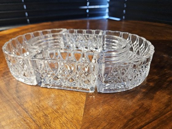 Image 1 of Val Saint Lambert Vallambert table runner crystal