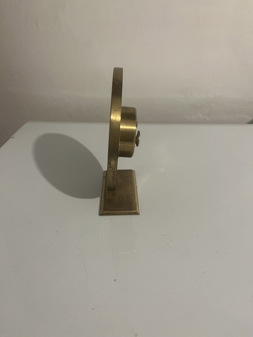 Mauthe Brass Clock Made In Germany