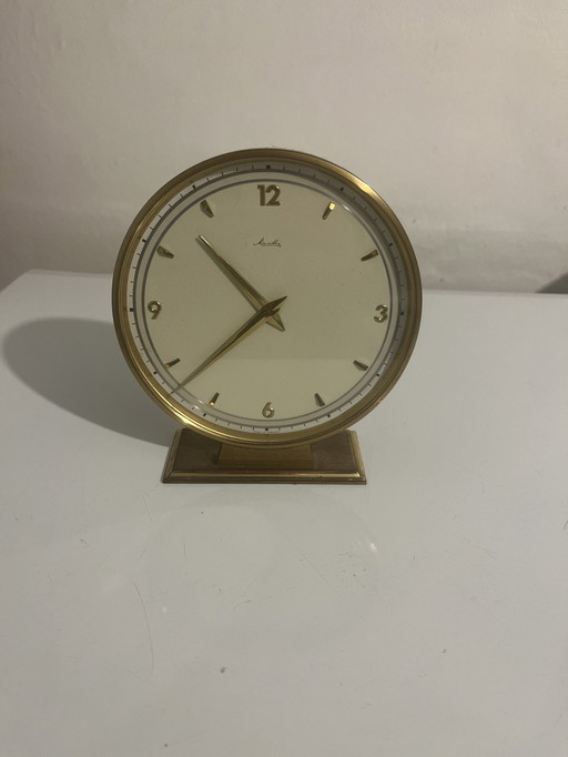 Mauthe Brass Clock Made In Germany