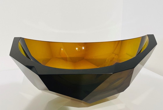 Image 1 of Unique Glass Object " Honey" By Tomas Brzon