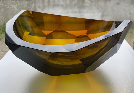 Image 1 of Unique Glass Object " Honey" By Tomas Brzon