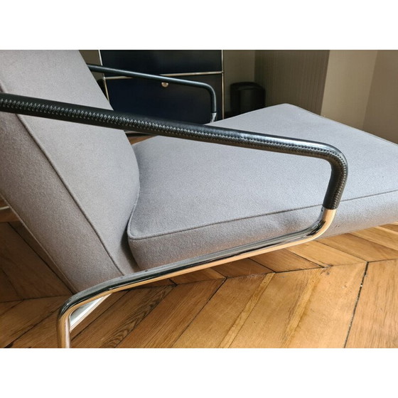 Image 1 of Pair of vintage "Berman" metal armchairs by Rodolfo Dordoni for Minotti