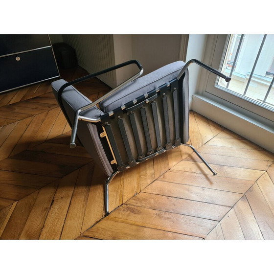 Image 1 of Pair of vintage "Berman" metal armchairs by Rodolfo Dordoni for Minotti