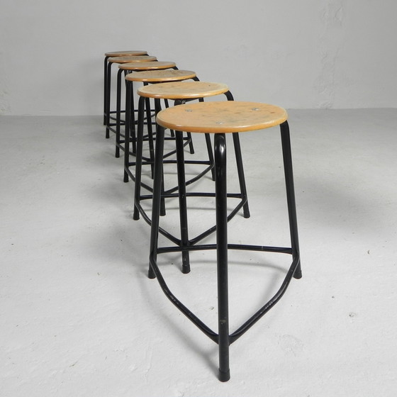 Image 1 of Industrial stackable stool, 55 cm high