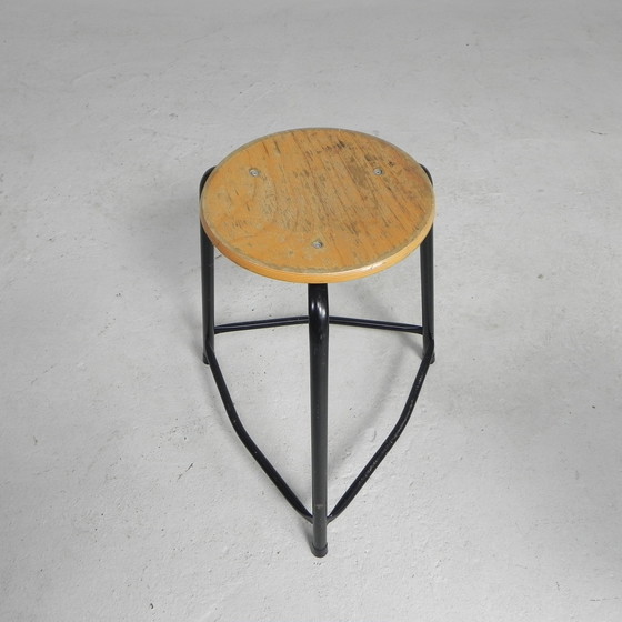 Image 1 of Industrial stackable stool, 55 cm high