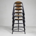Tabouret industriel empilable, 55 cm de haut