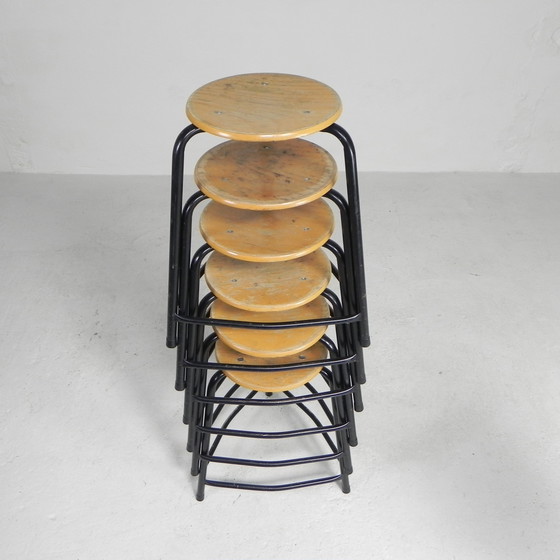 Image 1 of Industrial stackable stool, 55 cm high