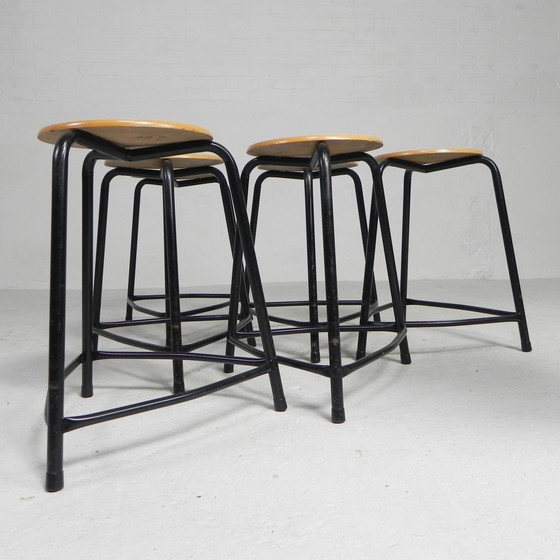 Image 1 of Industrial stackable stool, 55 cm high