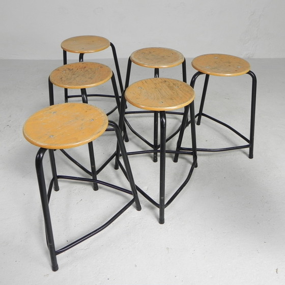 Image 1 of Industrial stackable stool, 55 cm high