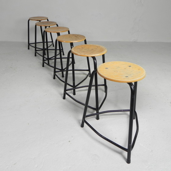 Image 1 of Industrial stackable stool, 55 cm high