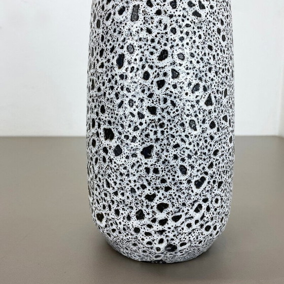 Image 1 of Vaso vintage in ceramica multicolore con lava grassa di Scheurich, Germania, anni '70
