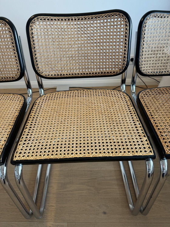 Image 1 of 4x cantilever Marcel Breuer Chair