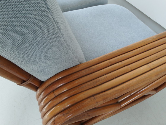 Image 1 of Paul Frankl bamboo two seat sofa