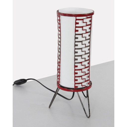 Vintage metal lamp by Josef Hurka, 1960