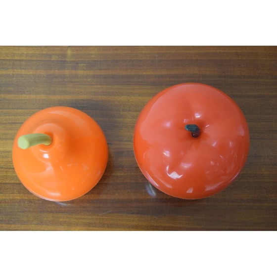 Image 1 of Pair of vintage plastic boxes, Czech 1970