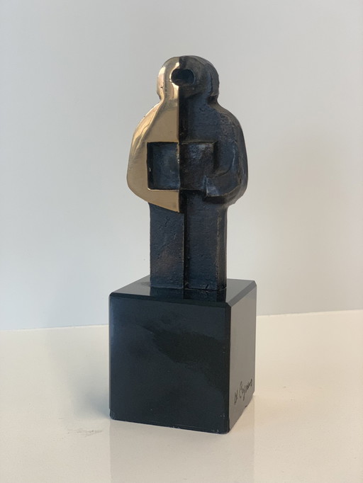 Bronze figurine of Willy Ceysens