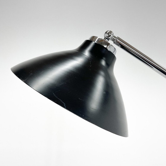 Image 1 of Vintage Italian adjustable chrome and marble floor lamp, 1960s