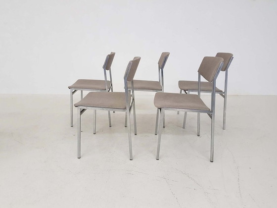 Image 1 of 6x Vintage eetkamerstoel