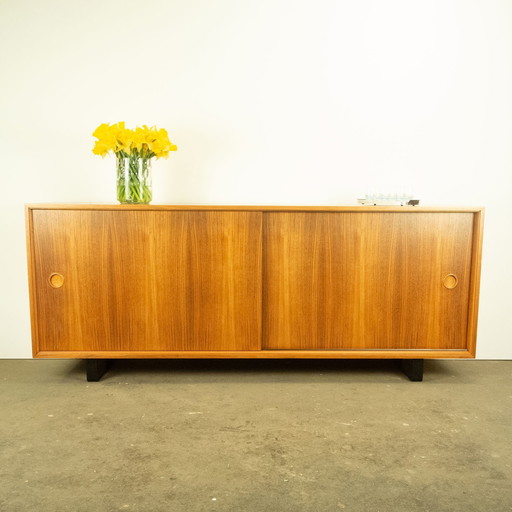 Lowboard by Lothar Wegner, walnut, 1960s