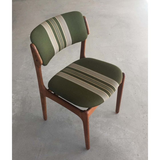 Image 1 of Vintage Teak Dining Chairs, Inc. Rivestimenti Erik Buch anni '60