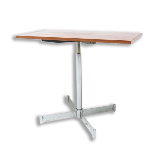 Vintage wooden coffee table, Czechoslovakia 1970