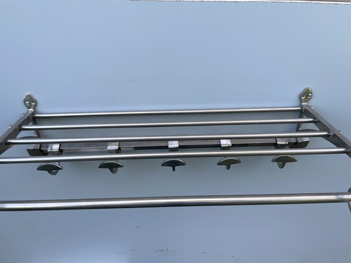 stainless steel coat rack