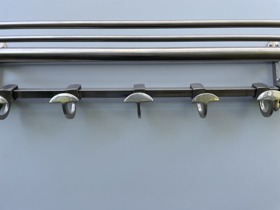 Image 1 of stainless steel coat rack