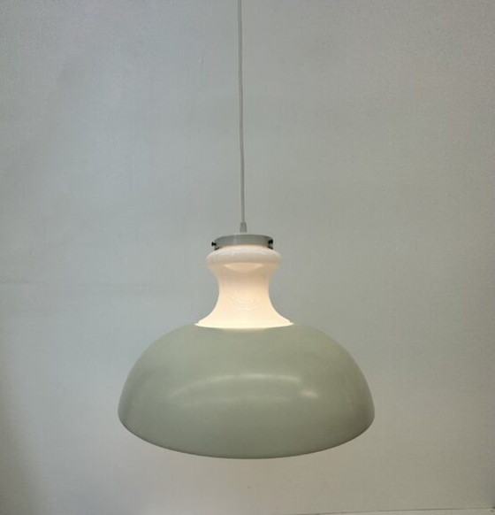 Image 1 of Mid Century Space age hanging lamp , 1970’s