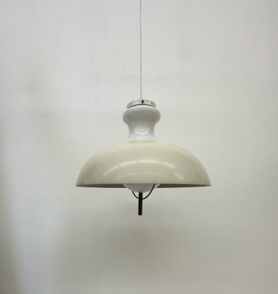 Image 1 of Mid Century Space age hanging lamp , 1970’s