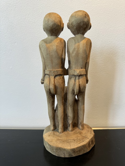 Sculptures en bois d'Asie