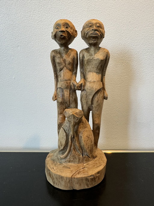 Sculptures en bois d'Asie