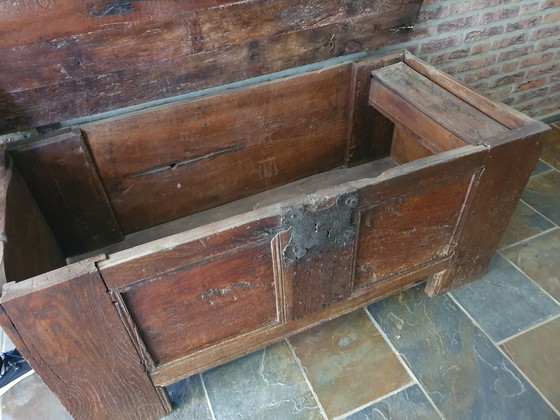 Image 1 of Baúl de mantas antiguo