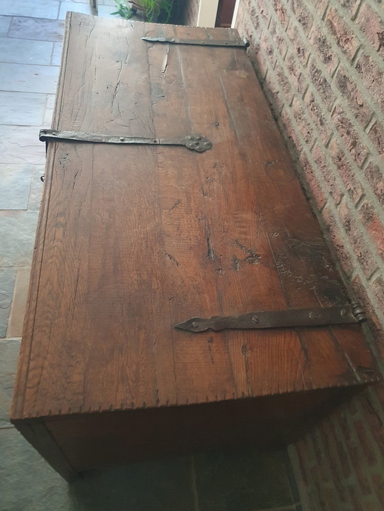 Image 1 of Baúl de mantas antiguo