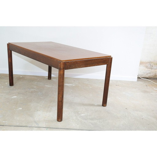 Vintage beech wood coffee table, Czechoslovakia 1970