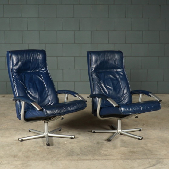 Image 1 of Set Danish Design Swivel Chairs - Kebe - 1980s