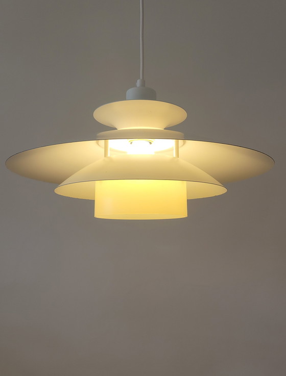 Image 1 of Danish Shell Lamp From Jeka Metaltryk Model Stine