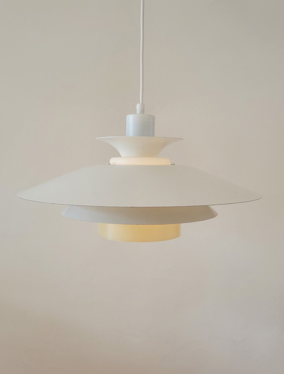 Image 1 of Danish Shell Lamp From Jeka Metaltryk Model Stine