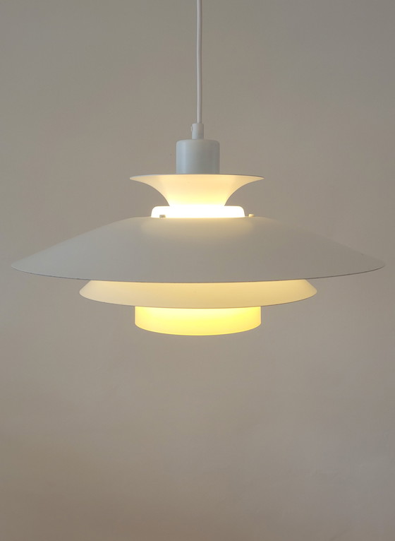 Image 1 of Danish Shell Lamp From Jeka Metaltryk Model Stine